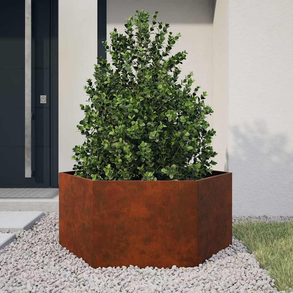 Vidaxl Plannet Rusty 90x90x45 cm Cortenstaal