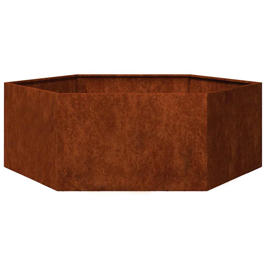 Vidaxl Plannet Rusty 138x120x45 cm Cortenstaal