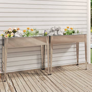 Vidaxl Planters 2 St Galvanisé Steel - afbeelding 1