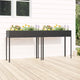 Vidaxl Plators 2 St Galvanized Steel Anthracite -Colored