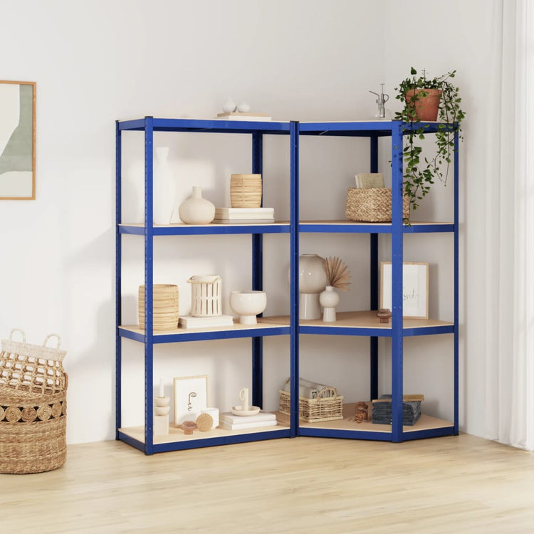 Vidaxl Rangement Rack Rack 4 couches 2 ST ACTE