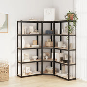 Rack de stockage Vidaxl 5 couches 3 ST ACTEAU COMPRÉE BOIS ANTHRACITE - afbeelding 1