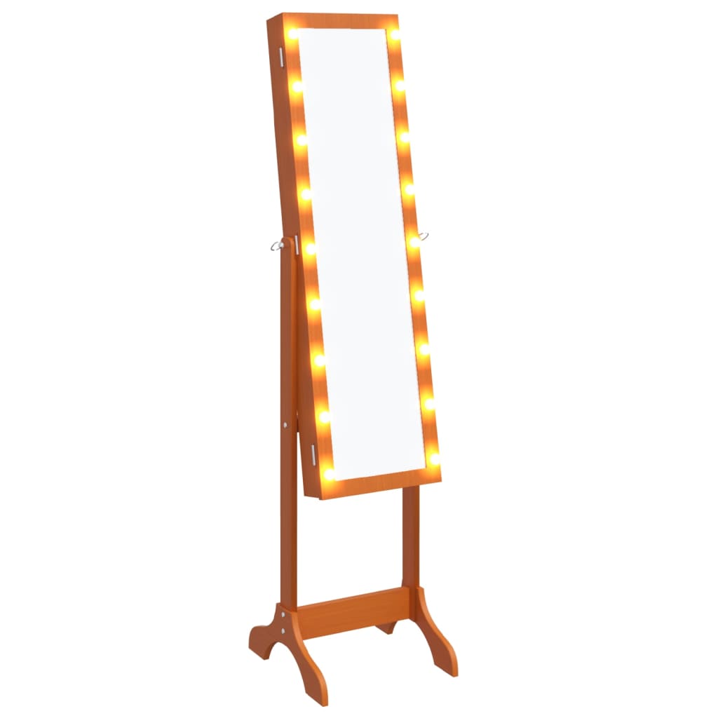 Miroir Vidaxl détaché avec les LED 34x37x146 cm