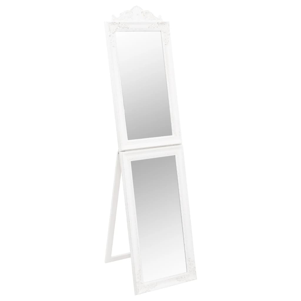 Miroir Vidaxl détaché 40x160 cm blanc
