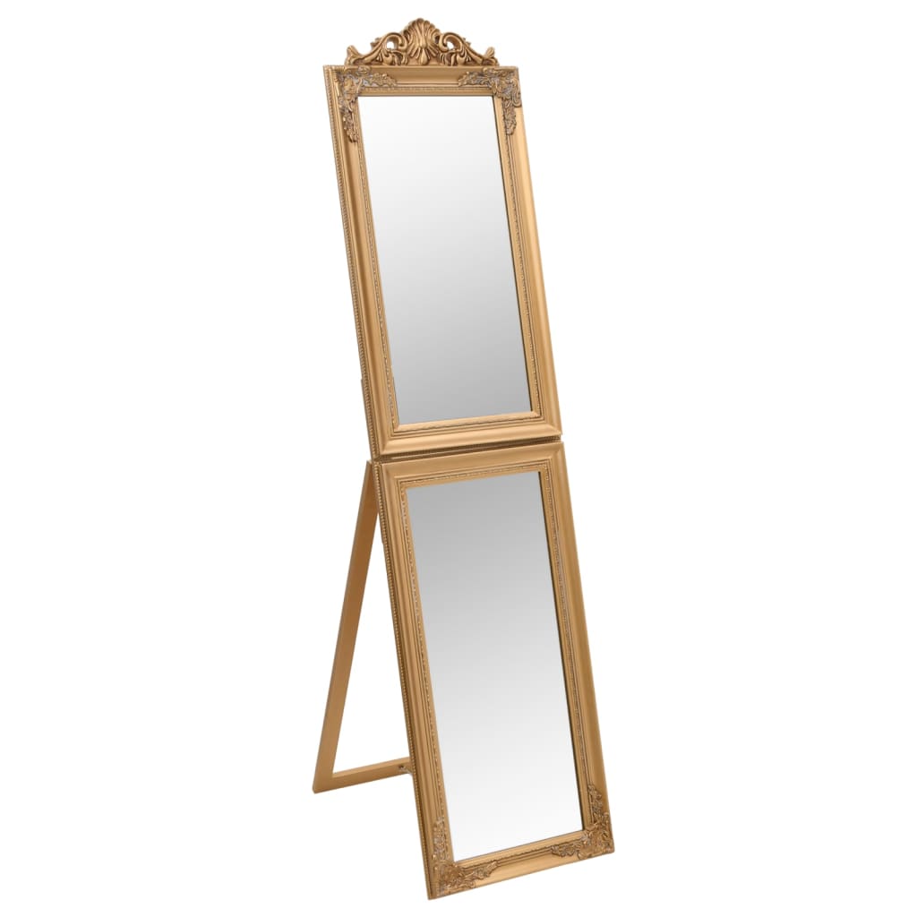 Miroir vidaxl détaché 40x160 cm de couleur or