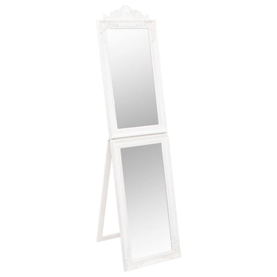 Miroir Vidaxl détaché 45x180 cm blanc