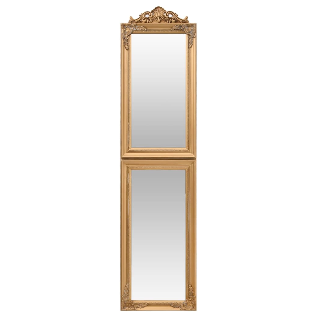 Miroir vidaxl détaché 50x200 cm de couleur or