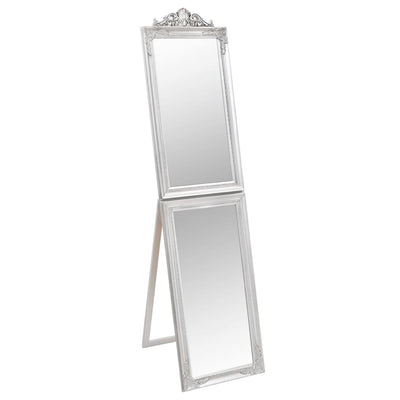 Miroir vidaxl détaché 50x200 cm de couleur argentée