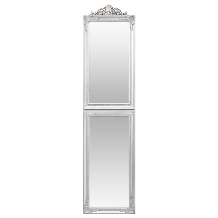 Miroir vidaxl détaché 50x200 cm de couleur argentée