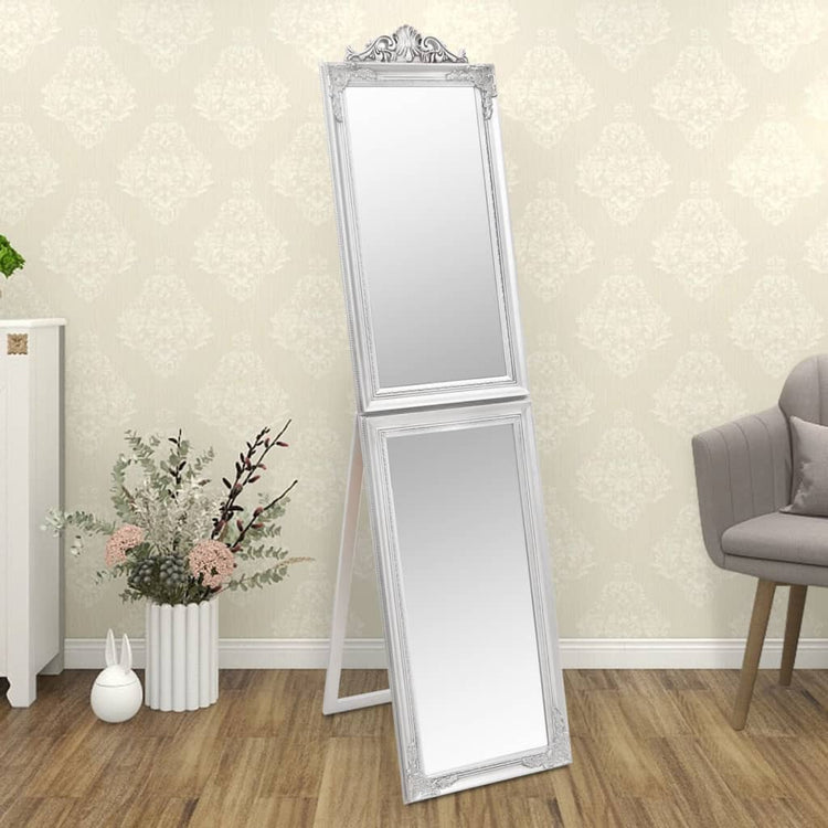 Miroir vidaxl détaché 50x200 cm de couleur argentée
