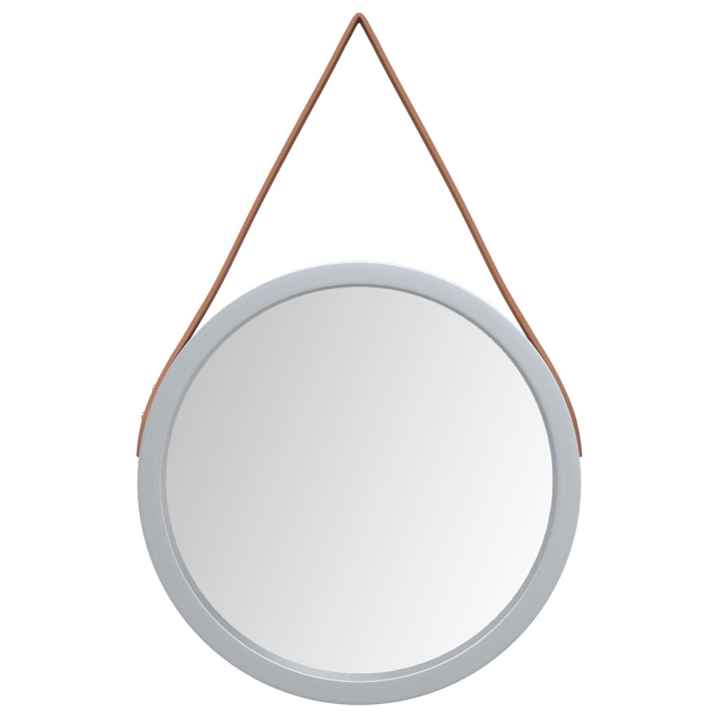 Miroir mural vidaxl avec pneu Ø 35 cm en argent couleur