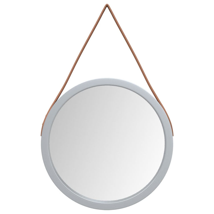 Miroir mural vidaxl avec pneu Ø 35 cm en argent couleur
