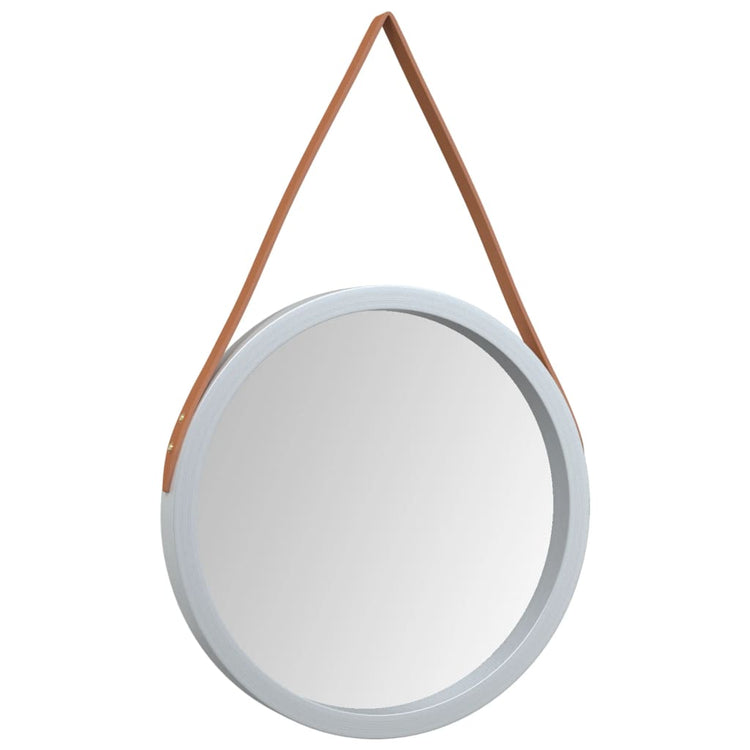 Miroir mural vidaxl avec pneu Ø 45 cm en argent couleur