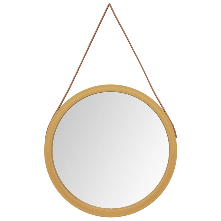 Miroir mural vidaxl avec pneu Ø 55 cm de couleur or