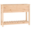 Planteur Vidaxl avec étagère 111.5x34.5x81 cm Pine solide