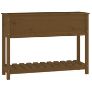 Planteur vidaxl avec étagère 111.5x34.5x81 cm - afbeelding 2