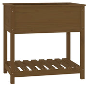 Planteur vidaxl avec étagère 82,5x54x81 cm - afbeelding 2