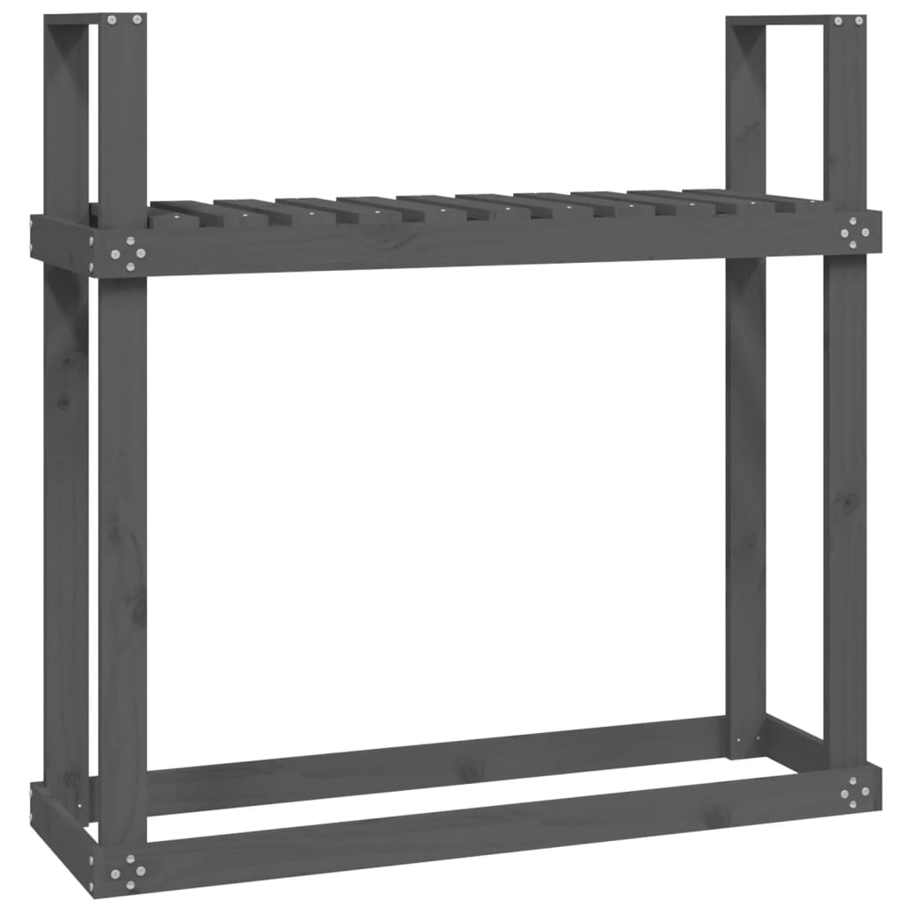 Viple de vidaxl 110x35x108.5 cm Gris de pin solide