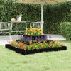 Boîte de planification Vidaxl 80x80x27 cm en pin solide noir