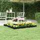 Vidaxl jardinière gros 110x110x27 cm pin solide noir