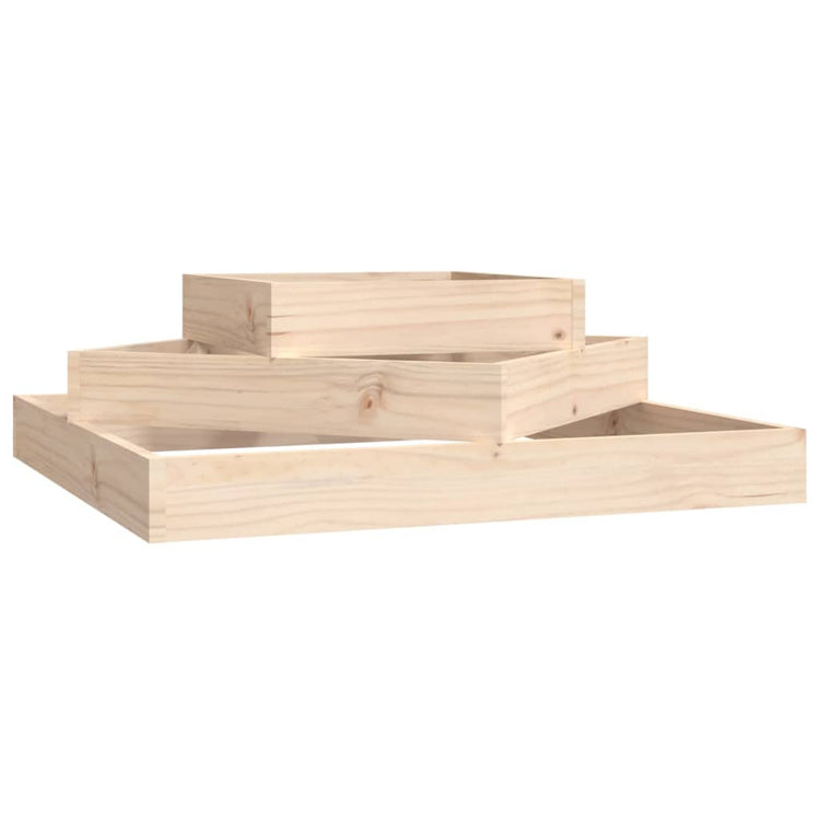 Vidaxx jardinière 83x83x27 cm bois de pin massif