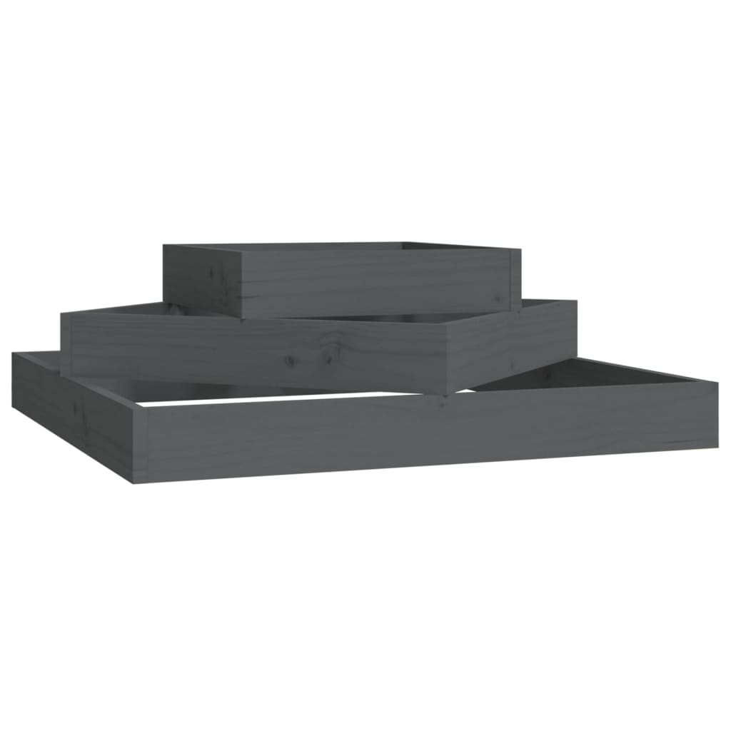 Vidaxl Planning Box 83x83x27 cm Green de pin solide