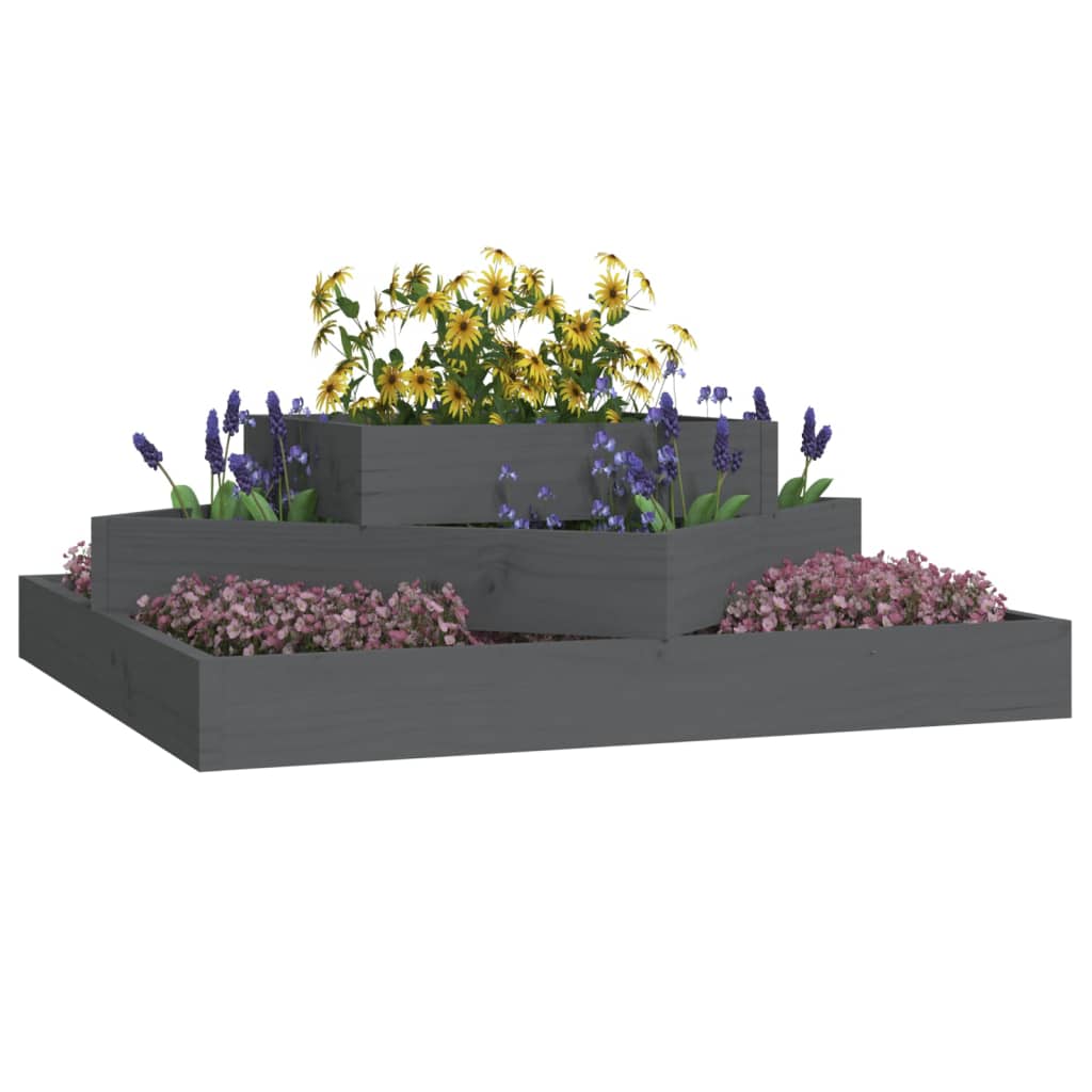 Vidaxl Planning Box 83x83x27 cm Green de pin solide