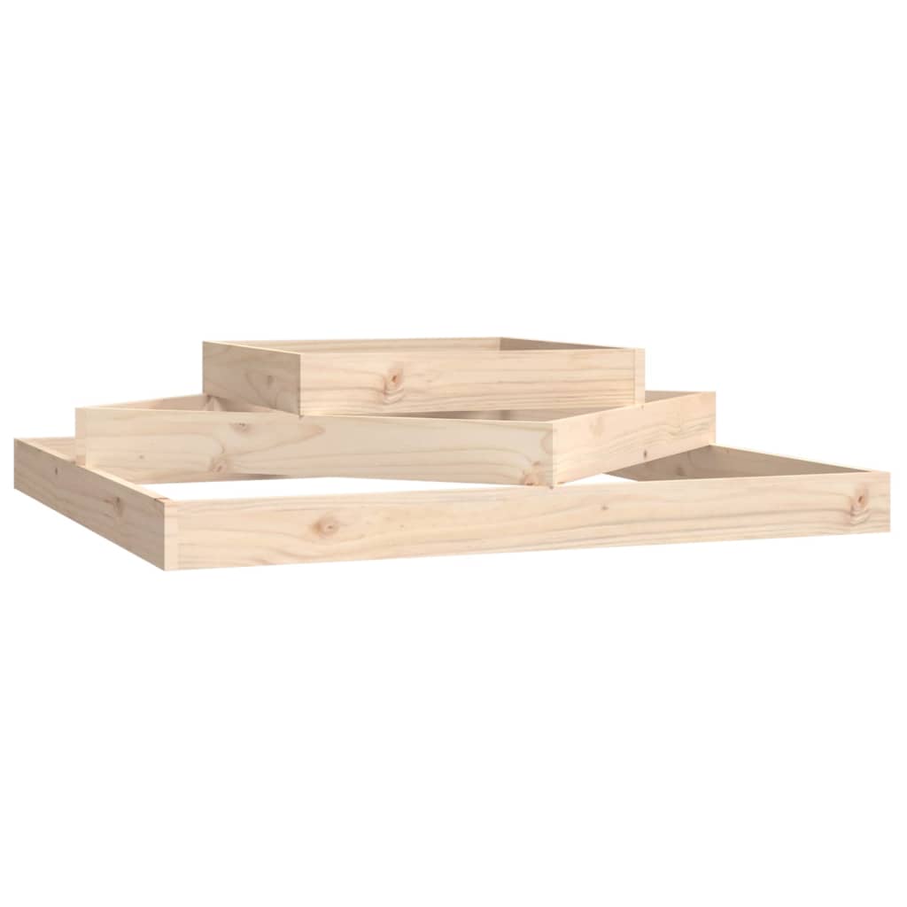 Vidaxx jardinière 112x112x27 cm bois de pin massif
