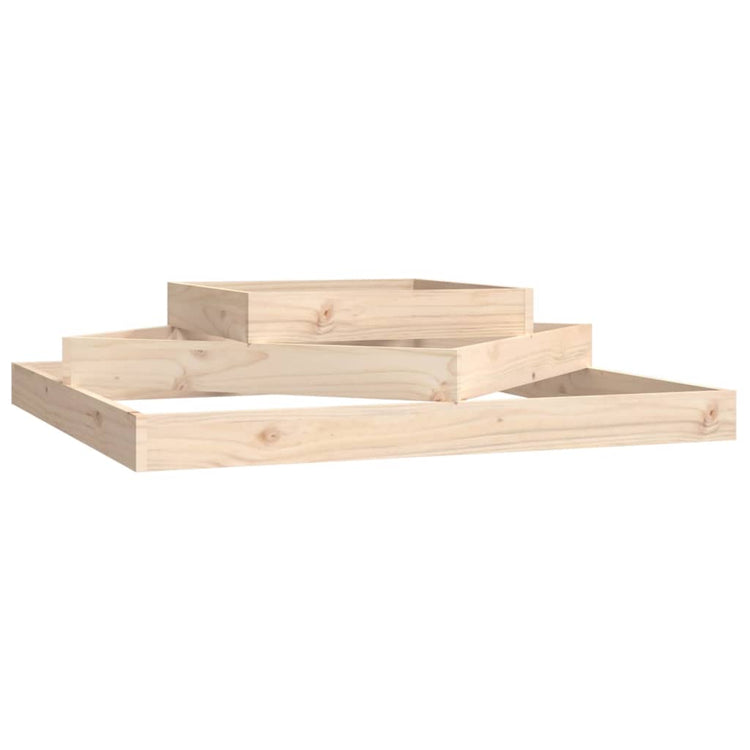 Vidaxx jardinière 112x112x27 cm bois de pin massif