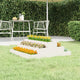 Boîte de planification Vidaxl 80x80x27 cm Pine solide blanc