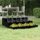 Vidaxl Planning Box 78x78x27 cm Pine solide noir