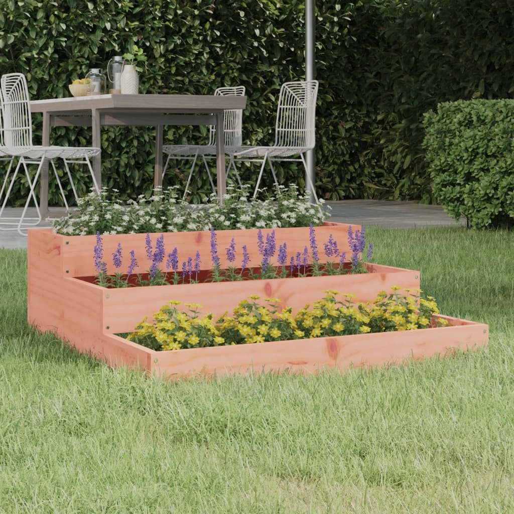 Jardinière Vidaxx 78x78x27 cm bois de Douglas massif