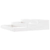 Vidaxl Planning Box 107x107x27 cm Pine solide blanc