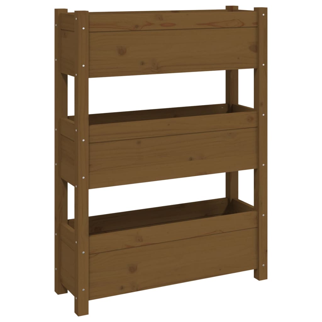 Vidaxl Planning Boîte 77x25x104.5 cm Pine solide Brown