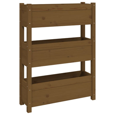 Vidaxl Planning Boîte 77x25x104.5 cm Pine solide Brown