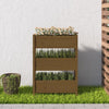 Vidaxl Planning Boîte 77x25x104.5 cm Pine solide Brown