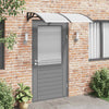 Vidaxl Porte auvent 150x100 cm Polycarbonate noir