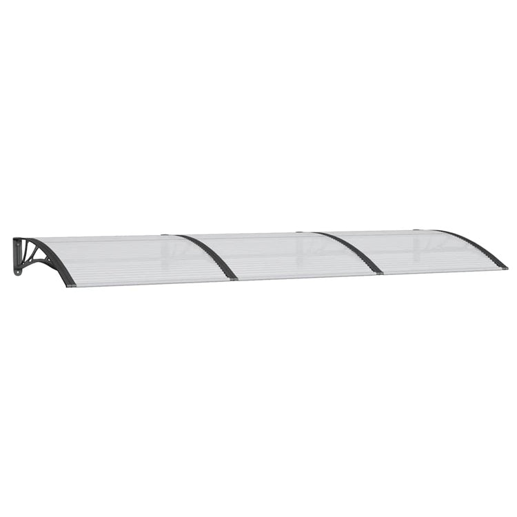 Vidaxl Porte auvent 300x100 cm Polycarbonate noir