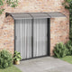 Vidaxl Porte auvent 300x75 cm Polycarbonate noir