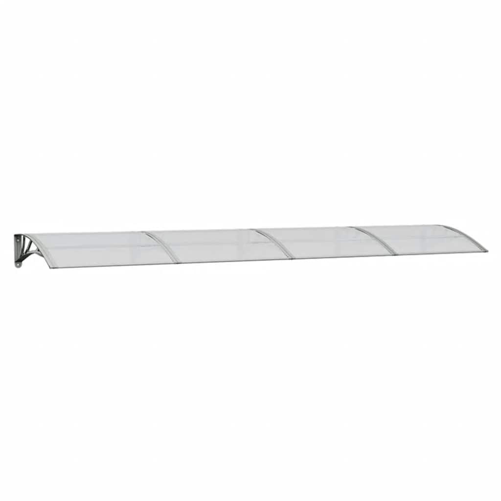 Vidaxl Porte Cauve 350x75 cm Gray en polycarbonate et transparent
