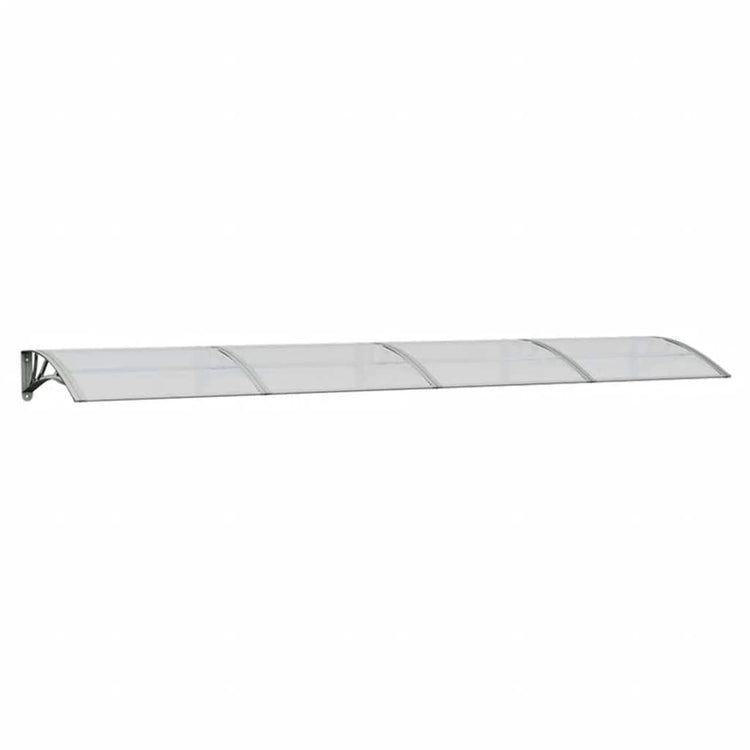 Vidaxl Porte Cauve 350x75 cm Gray en polycarbonate et transparent