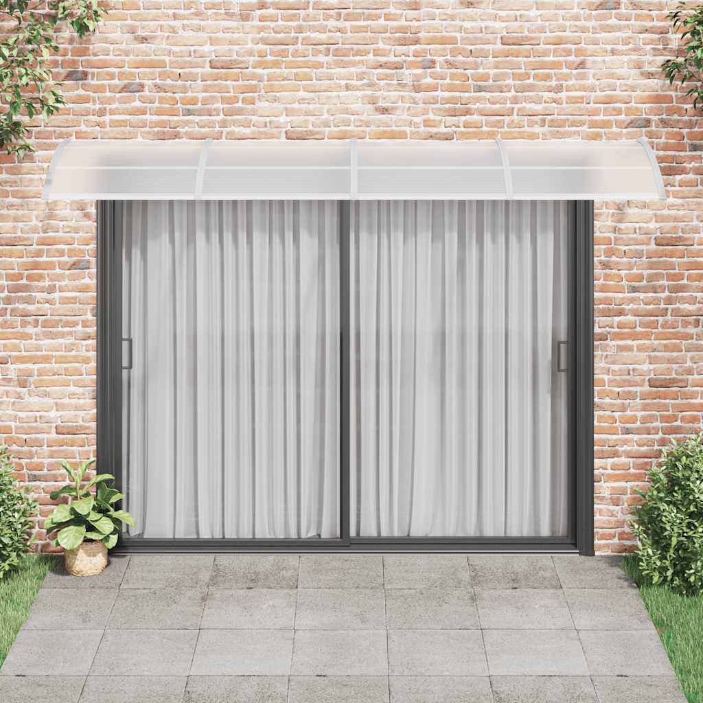 Vidaxl Porte Cauve 350x75 cm Gray en polycarbonate et transparent