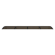 Vidaxl Porte auvent 350x75 cm Polycarbonate noir - afbeelding 3
