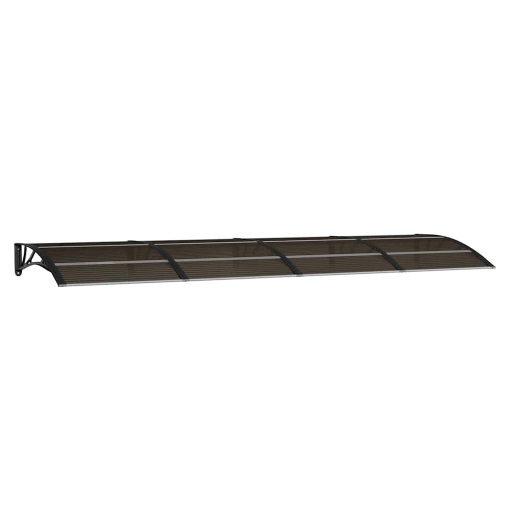Vidaxl Porte auvent 300x100 cm Polycarbonate noir