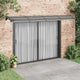 Vidaxl Porte auvent 400x75 cm Polycarbonate noir