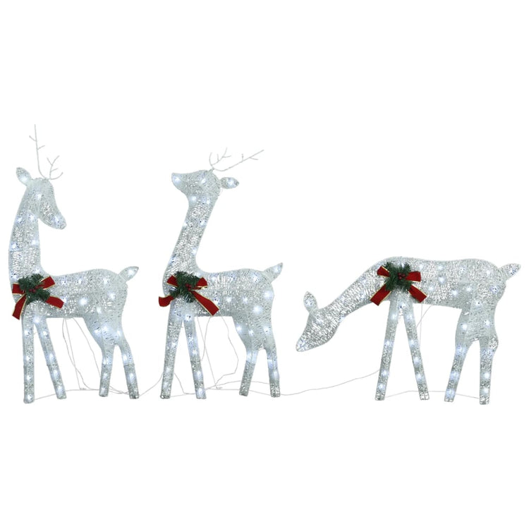 Vidaxl Christmas Animals 6 St chaude blanc maigre blanc
