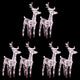 Vidaxl Christmas Animals 6 st 240 LEDS acrylique blanc chaud
