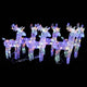 Vidaxl Christmas Animals 6 ST 240 LEDS Acrylique Multi-Colord