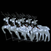 Vidaxl Christmas Animals 6 st 120 LEDS blanc - afbeelding 3