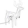 Vidaxl Christmas Figure Rendeer avec la tête mobile 3 St White chaud